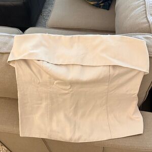 LOFT Beige Strapless Top NEW